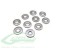 SAB Unterlagsscheibe �2,5 x �4 x 0,3 (10 St�ck)