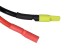 Abdeckkappen f�r 5,5mm Goldkontaktstecker - Rot 10 St�ck