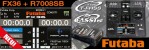 FUTABA FX36 PULTSENDER 2.4GHz FASSTest + R7208SB