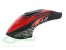 Vollcarbon Haube Schwarz / Rot - Goblin 770 Competition